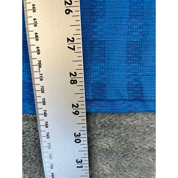 Men’s Nike Dri‑FIT Victory Golf Polo L Bright Blue Short Sleeve – Excellent - Picture 9 of 10